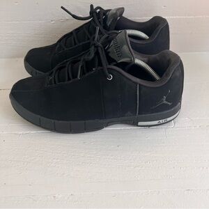 Nike Air Jordan Triple Black 23 Low Top Shoes Sz 5.5Y AO1732-003 Jump Man LaceUp